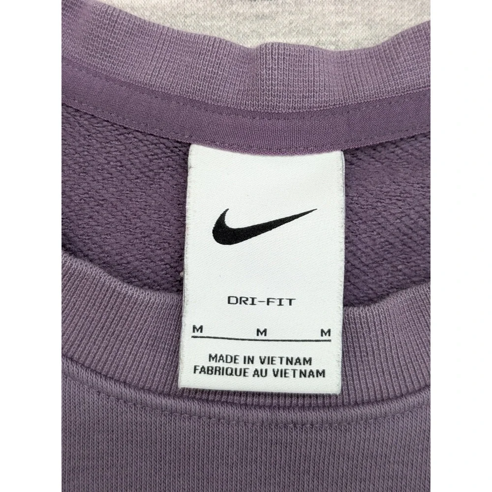 Nike Crewneck‎ Sweatshirt Womens Medium Dri-FIT Pullover Athletic Spell Out